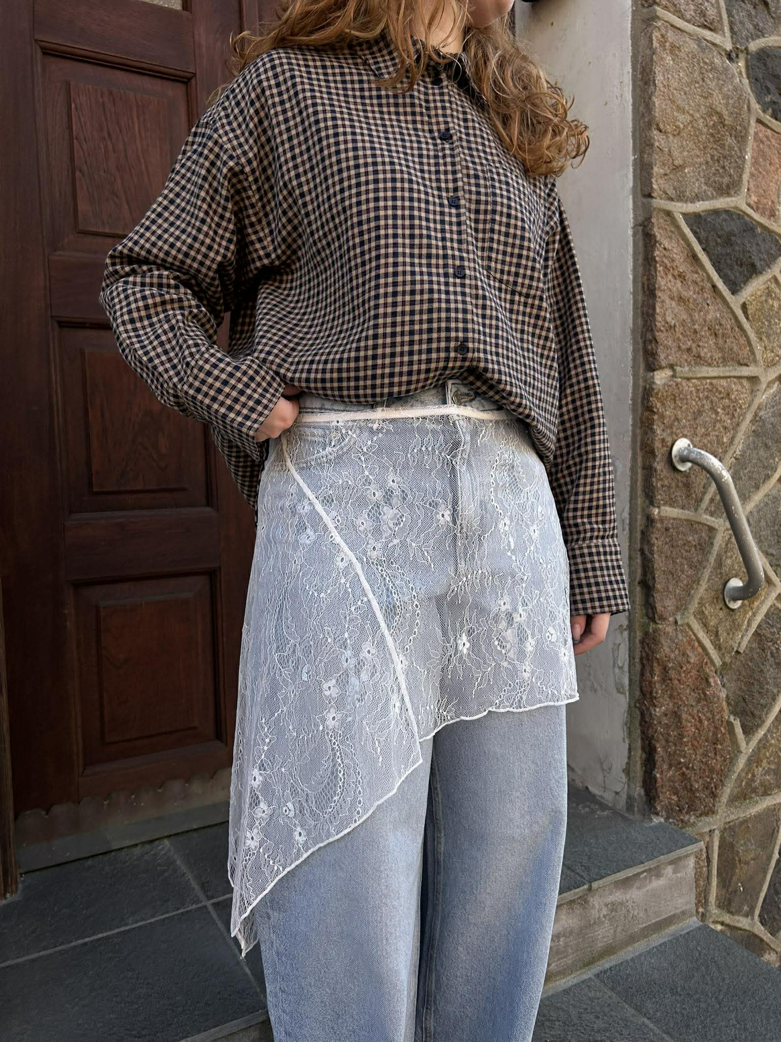 NMIDA Short Skirt - Bright White